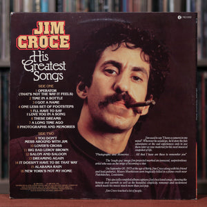 Jim Croce - His Greatest Songs - UK Import - 1980 K-Tel,  VG/VG