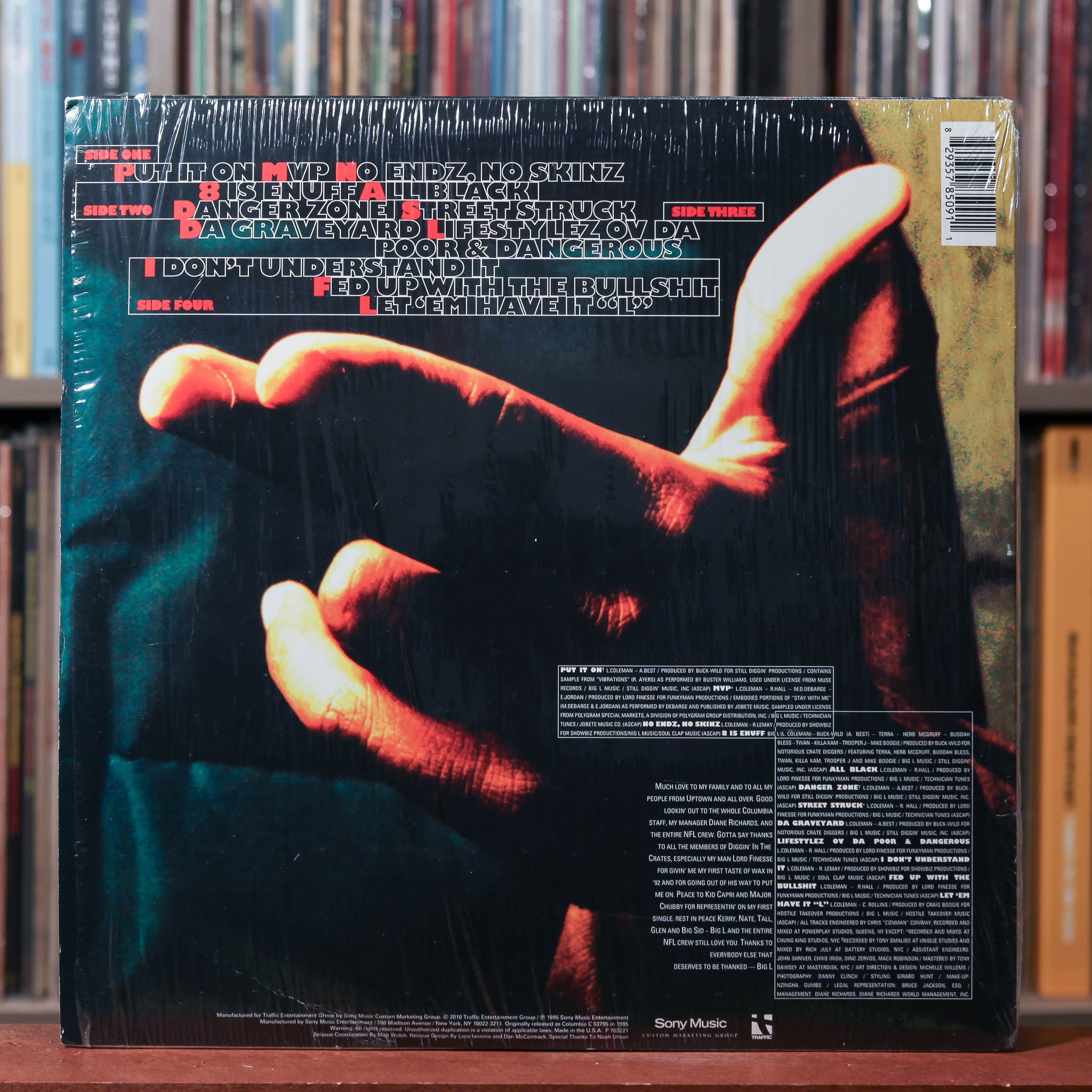 Big L - Lifestylez Ov Da Poor & Dangerous - 2LP IN SHRINK 2010 Traffic