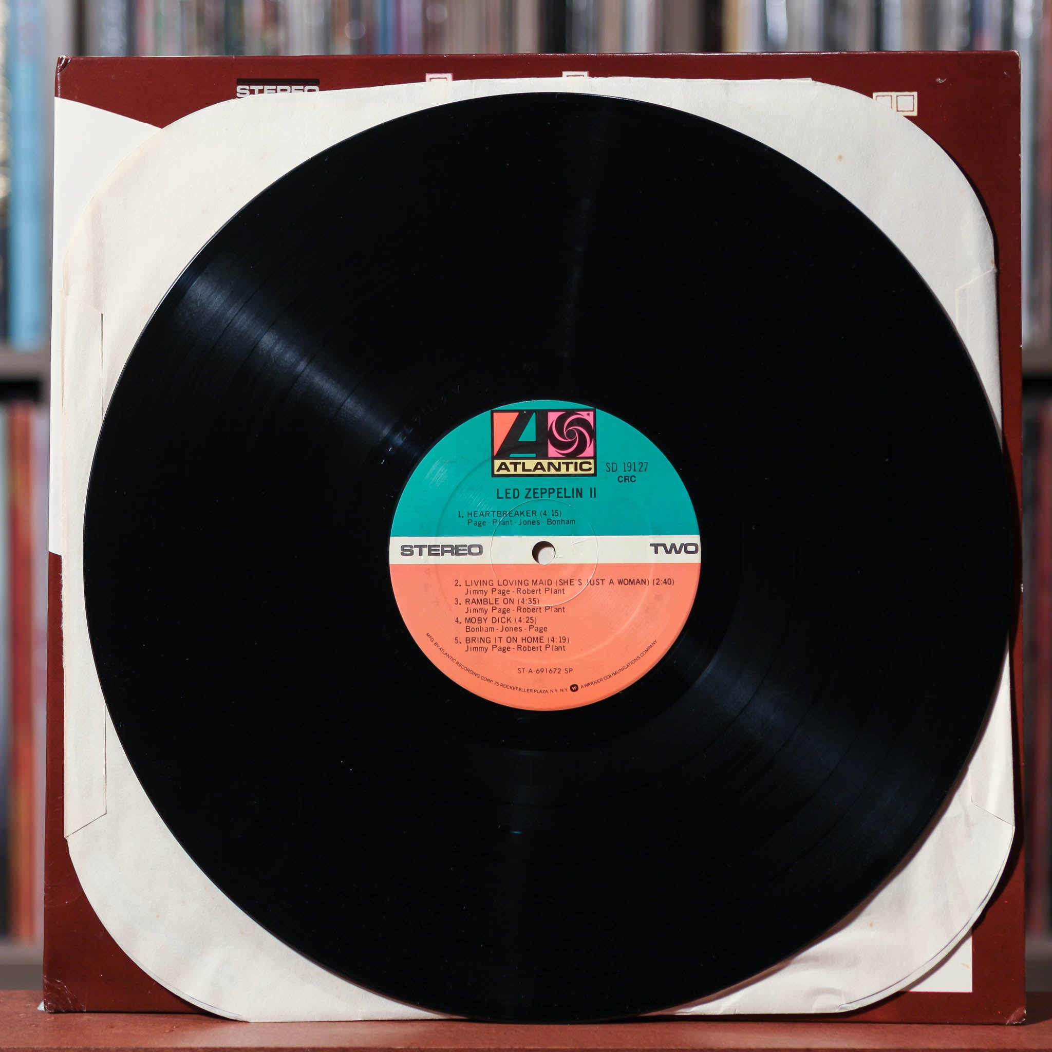 Led Zeppelin - II - 1980's Atlantic, VG/VG+