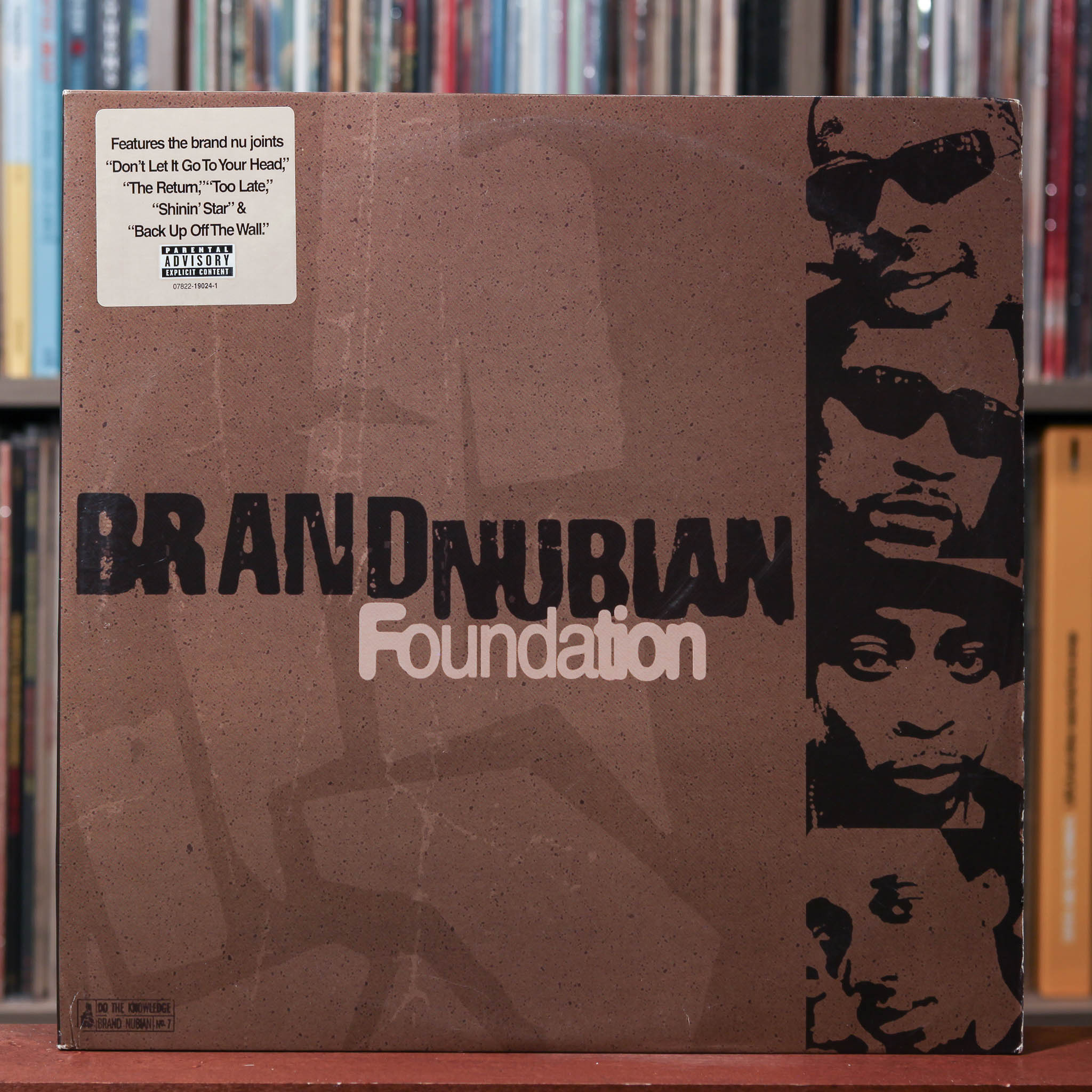 Brand Nubian - Foundation - 2LP PROMO 1998 Arista, VG+/VG+