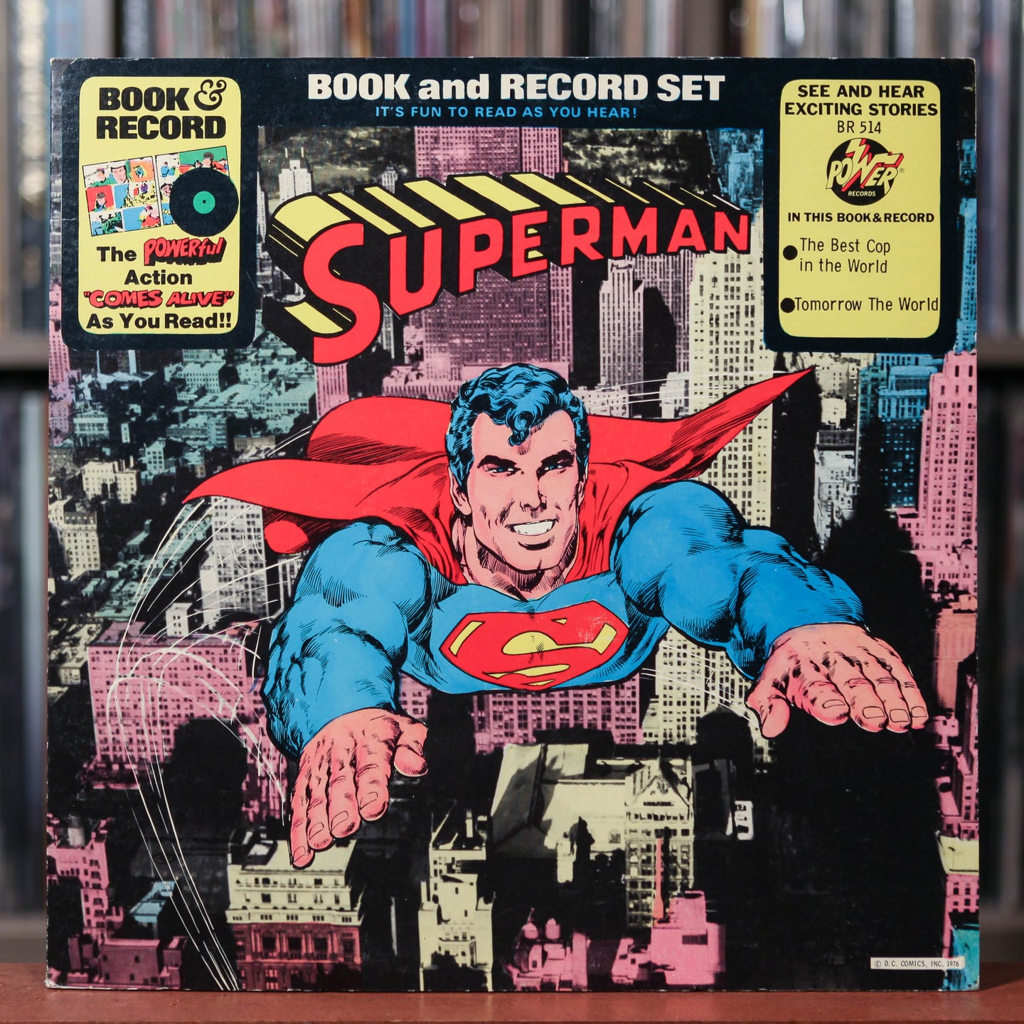 Superman - The Best Cop In The World / Tomorrow The World - 1976 Power Records, VG+/VG+