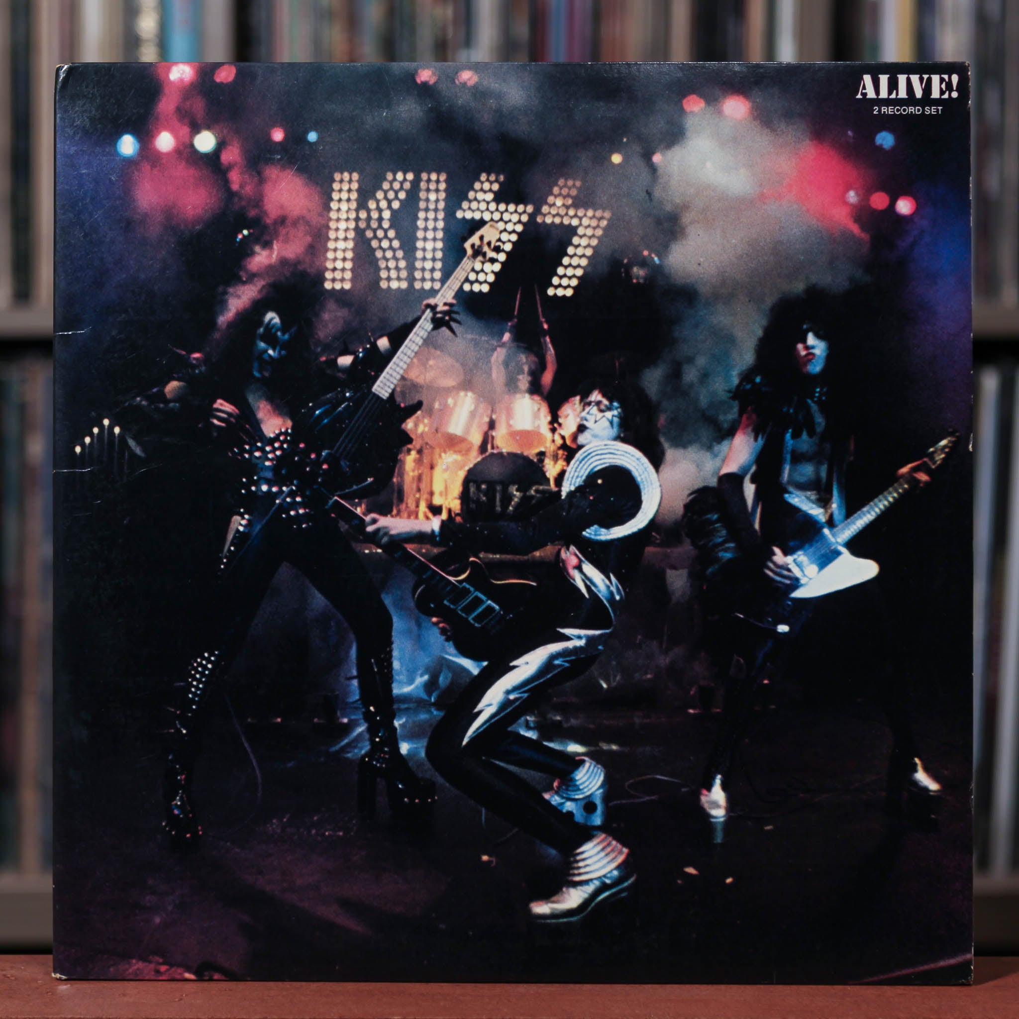 Kiss - Alive! - 2LP - 1975 Casablanca, VG+/EX w/Poster