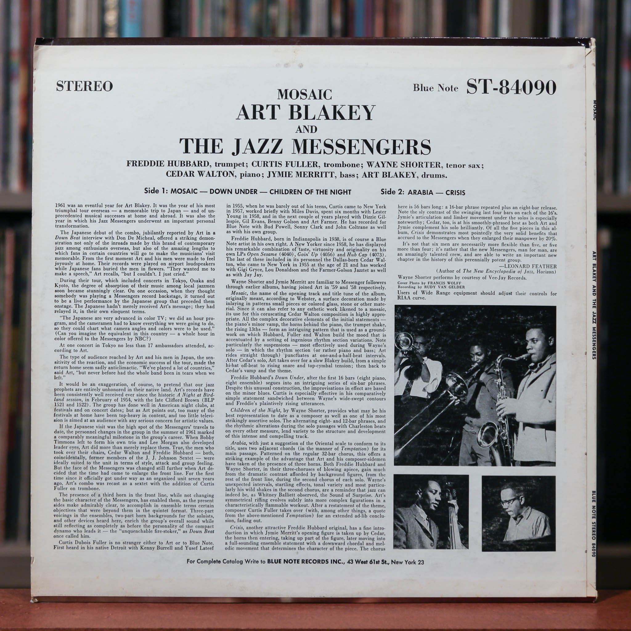 Art Blakey & The Jazz Messengers - Mosaic - 1967 Blue Note, VG+/VG