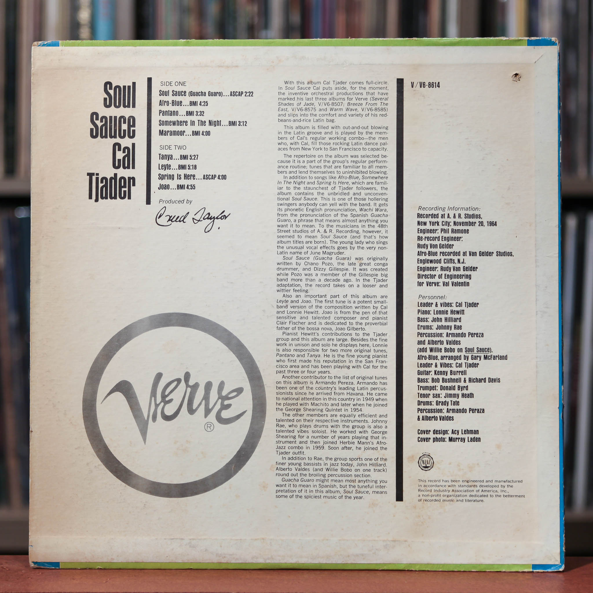 USオリジナル盤 Cal Tjader Soul Sauce レコード LP Cal Tjader – Soul Sauce – Vinyl (LP, Album + 2 more), 1965