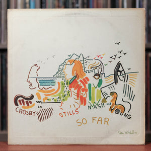 Crosby Stills Nash and Young - So Far - 1974 Atlantic, VG/VG+