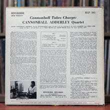 Load image into Gallery viewer, Cannonball Adderley Quartet - Cannonball Takes Charge - 1960 RIverside, VG+/VG

