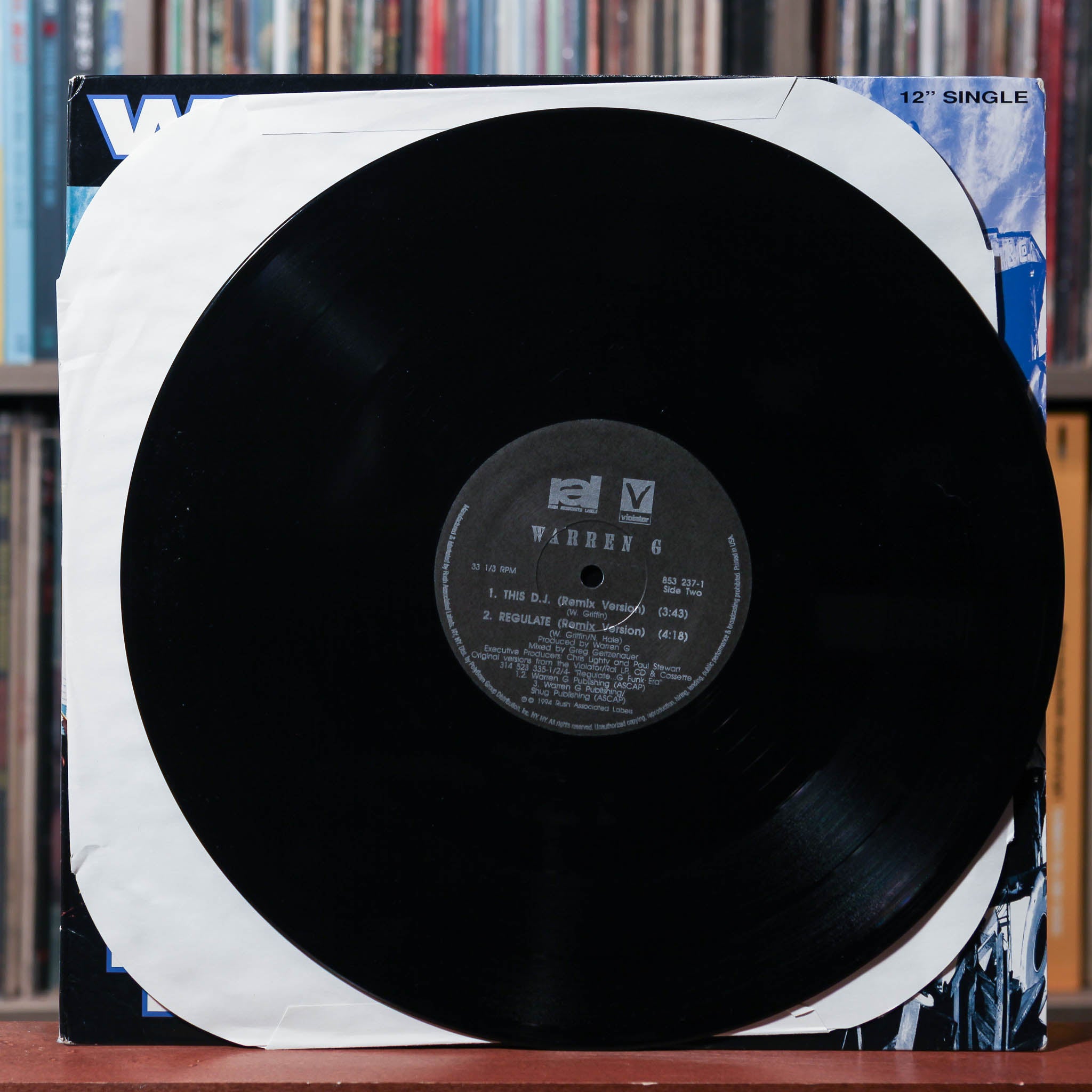 Warren G - This DJ - PROMO 1994 Rush Associated Labels, VG/VG+