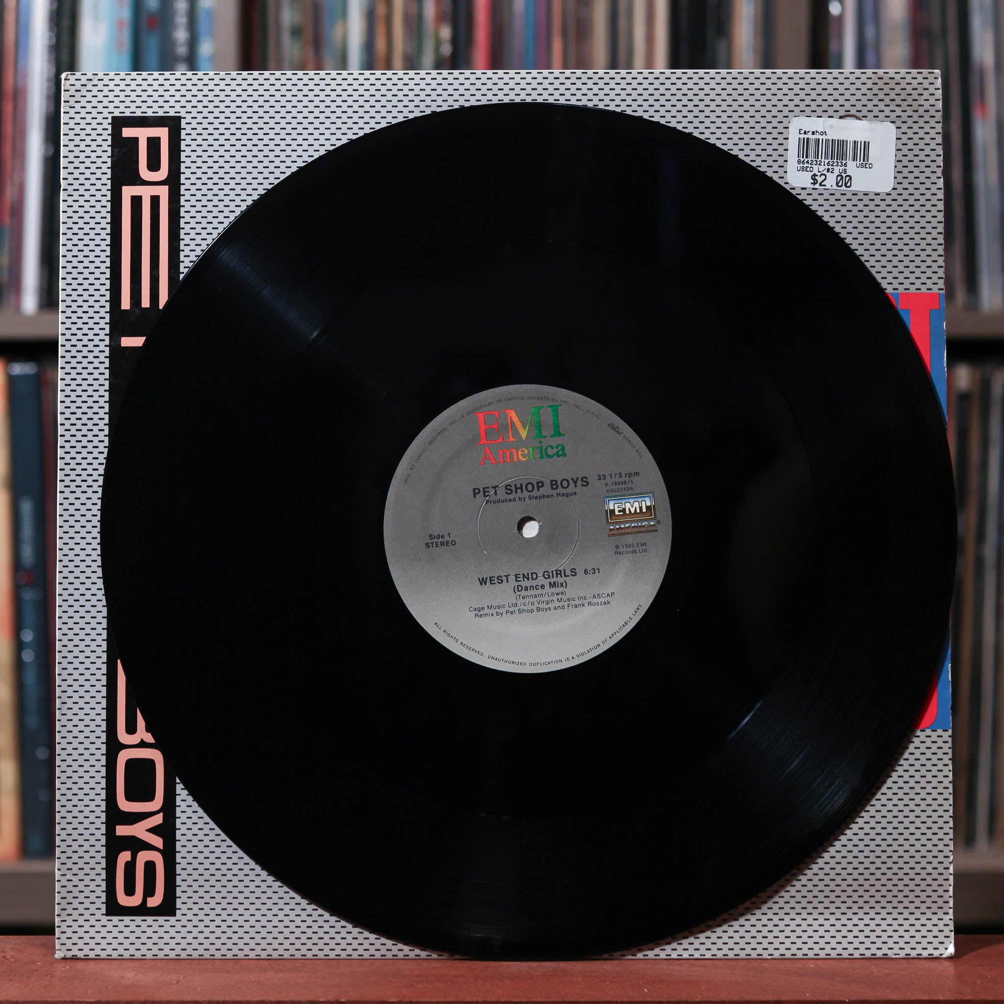 Pet Shop Boys - West End Girls - 1986 EMI America, VG+/VG