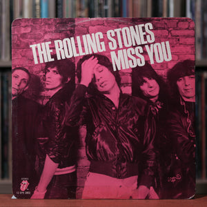 Rolling Stones - Miss You - 12" Single - Pink Vinyl - UK Import - 1978 Rolling Stones Records, VG/EX