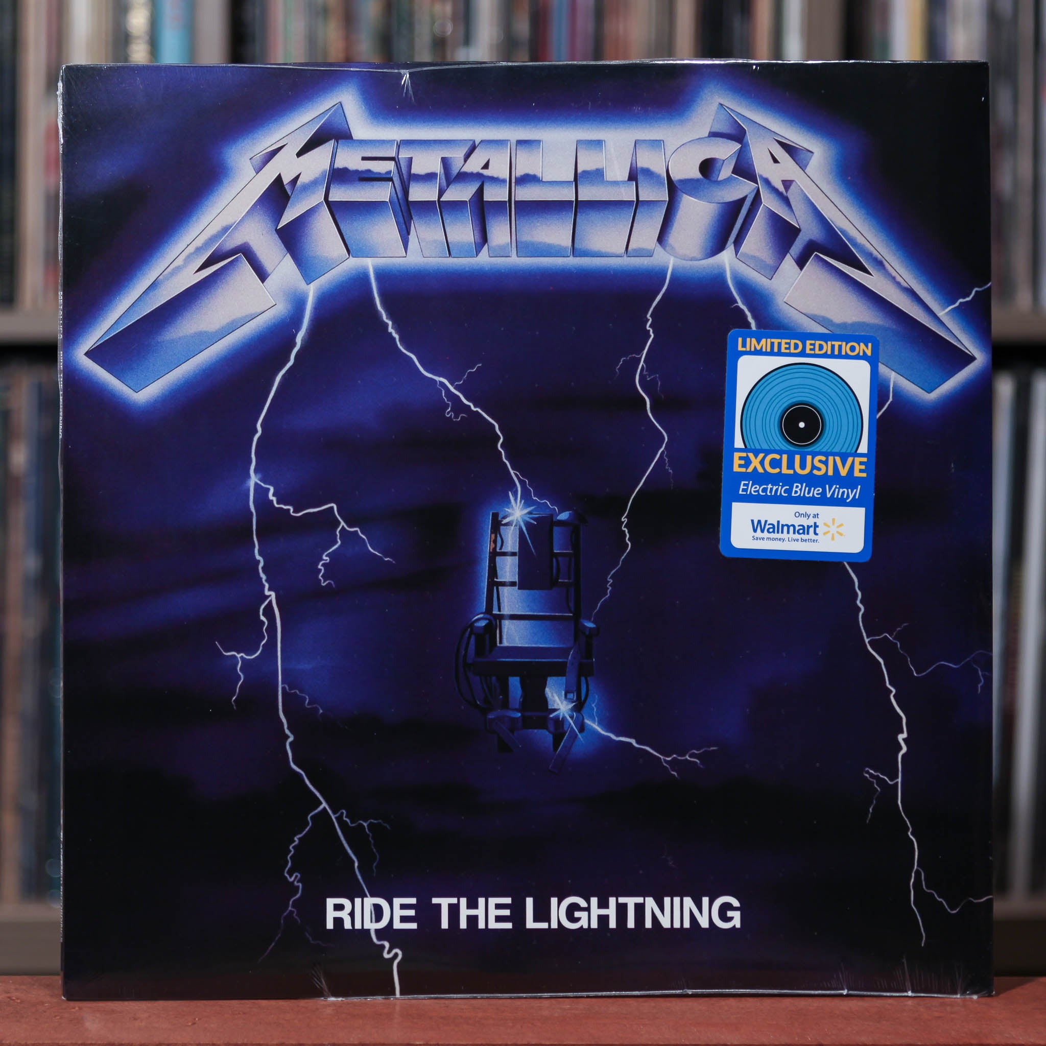 Metallica - Ride The Lightning - Blue Vinyl - 2021 Blackened, SEALED
