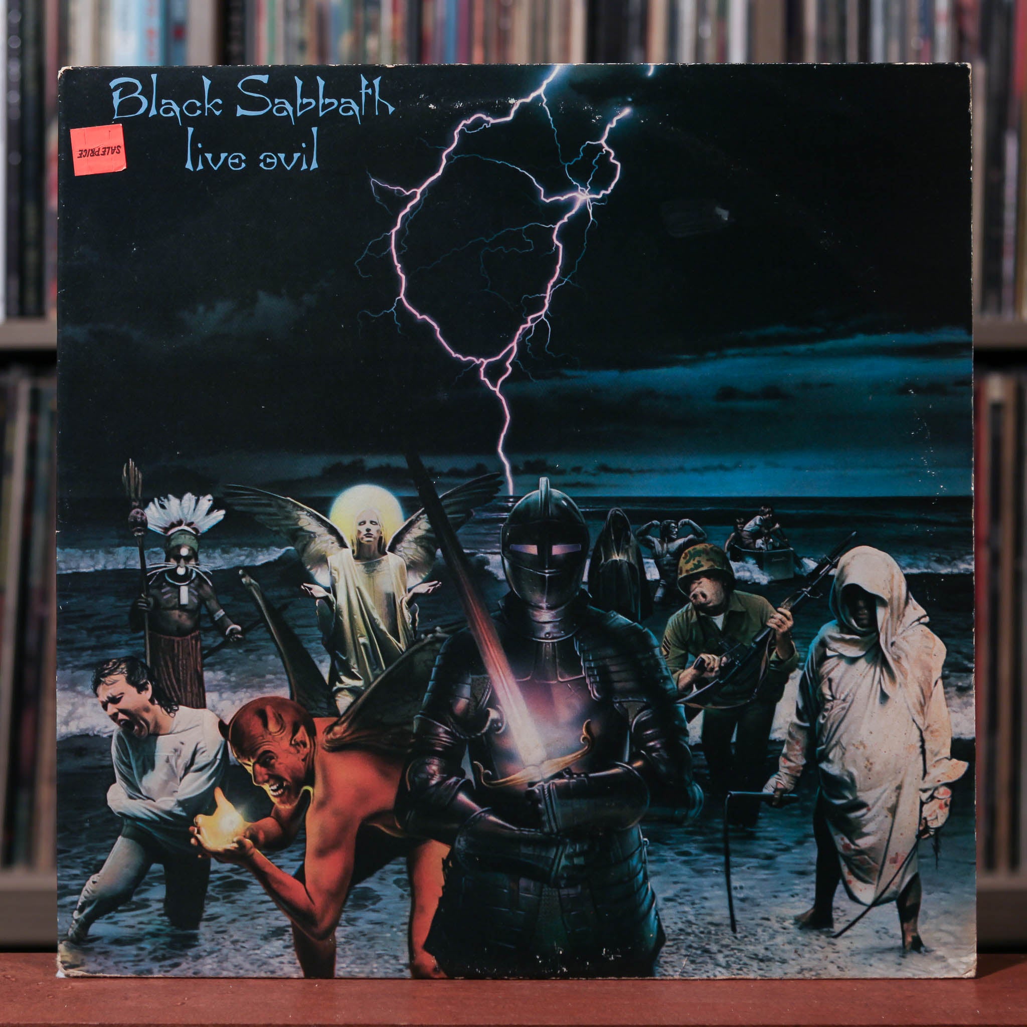 タイムセール 半額 Evil Live - Sabbath Black - VG+/VG Records, Bros. Warner 1982 洋楽