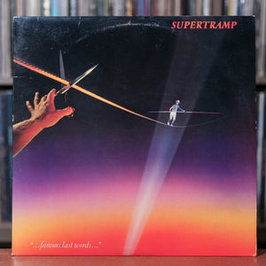 Supertramp - "...Famous Last Words..." - 1982 A&M, VG+/VG+