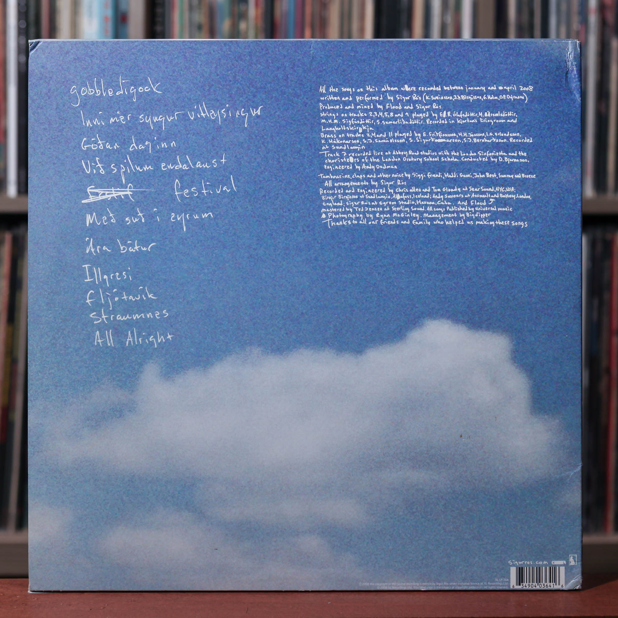 Sigur Rós - Með Suð Í Eyrum Við Spilum Endalaust - 2008 XL Recordings,