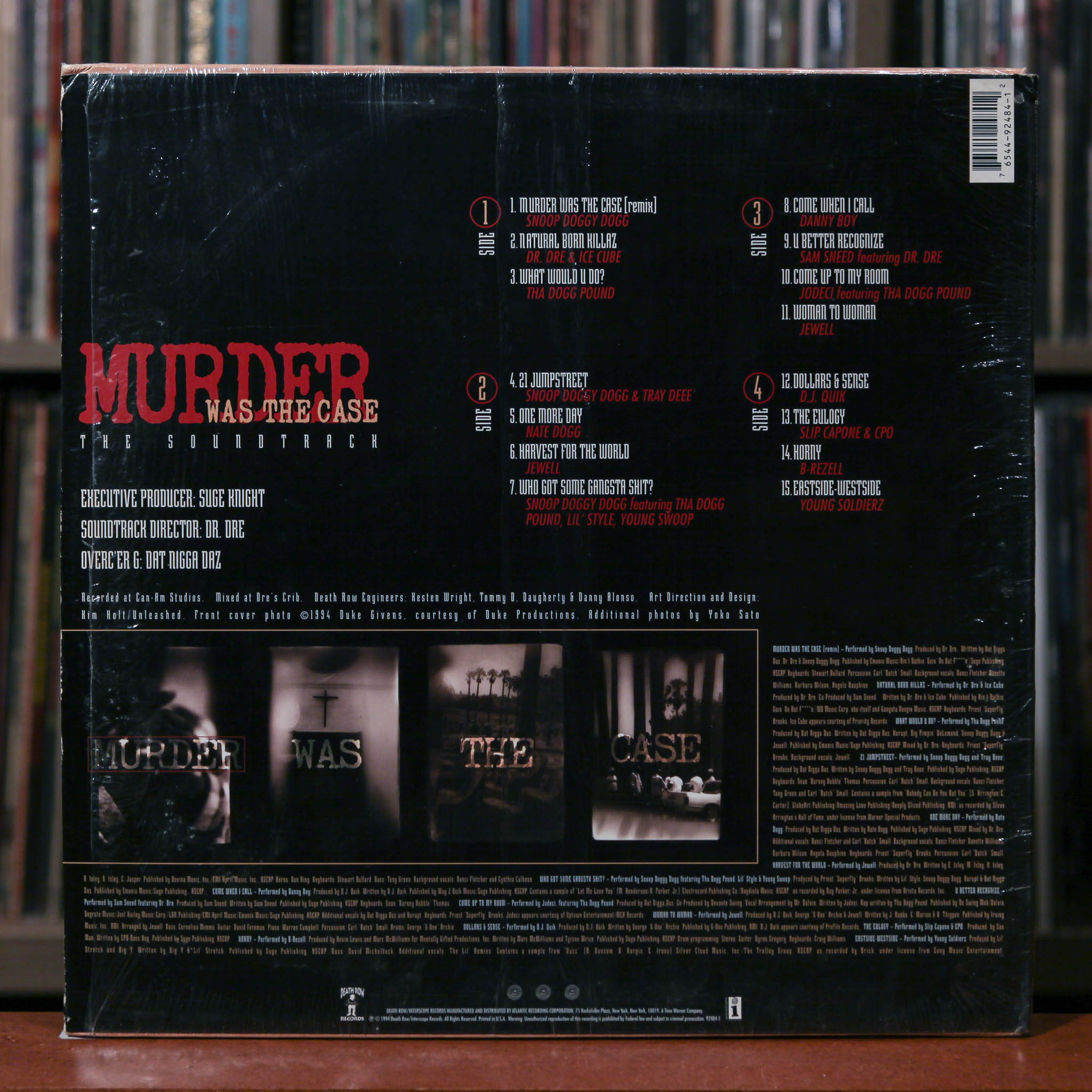 Snoop Dogg - Murder Was The Case (The Soundtrack) - 1994 Death Row, EX