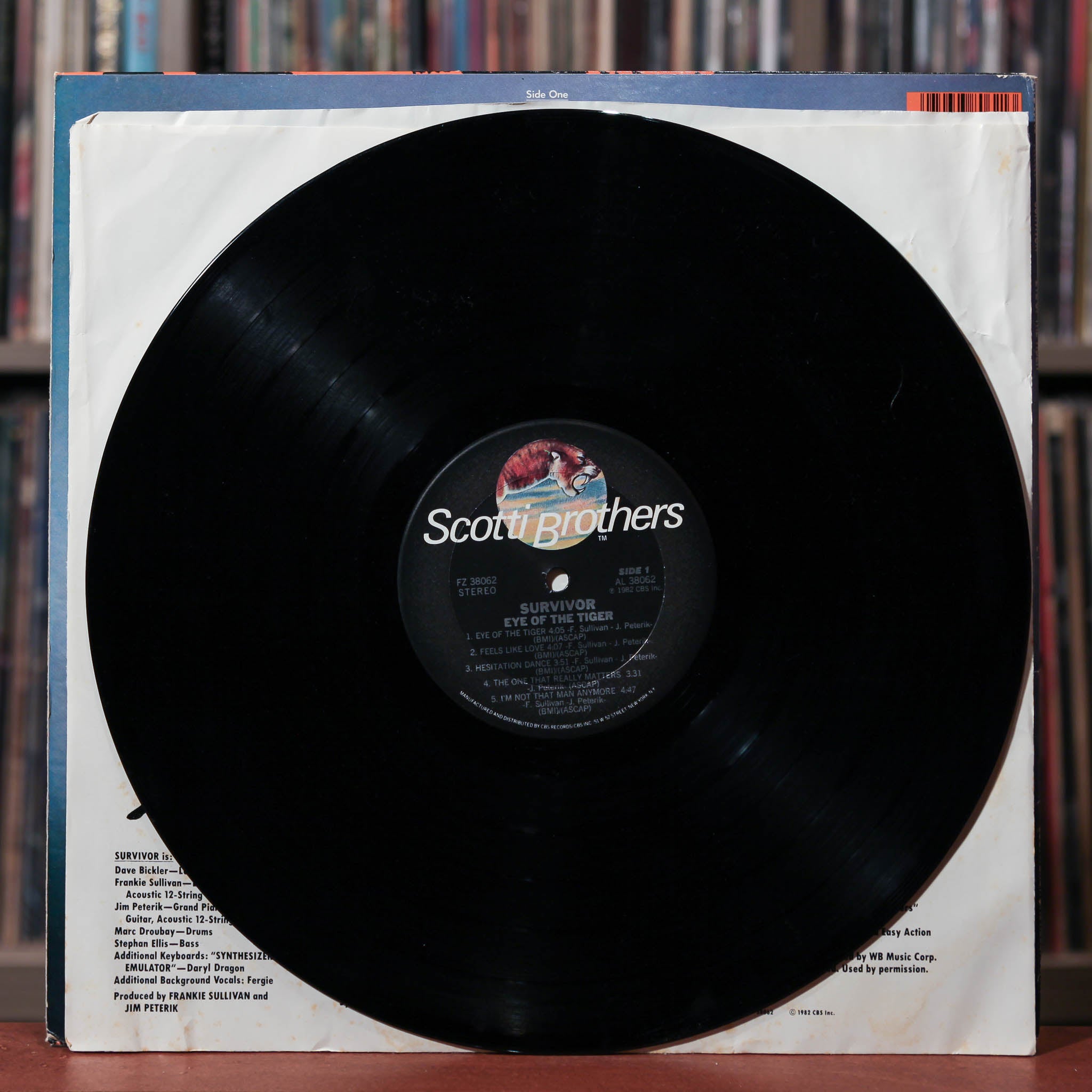 Survivor - Eye Of The Tiger - 1982 Scotti Bros, VG+/VG+