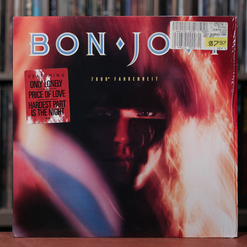 Bon Jovi - 7800° Fahrenheit - 1985 Polygram, EX/VG+ w/Shrink & Hype