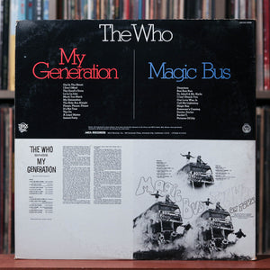 The Who - Magic Bus / The Who Sings My Generation - 1980 MCA Records, VG/VG+