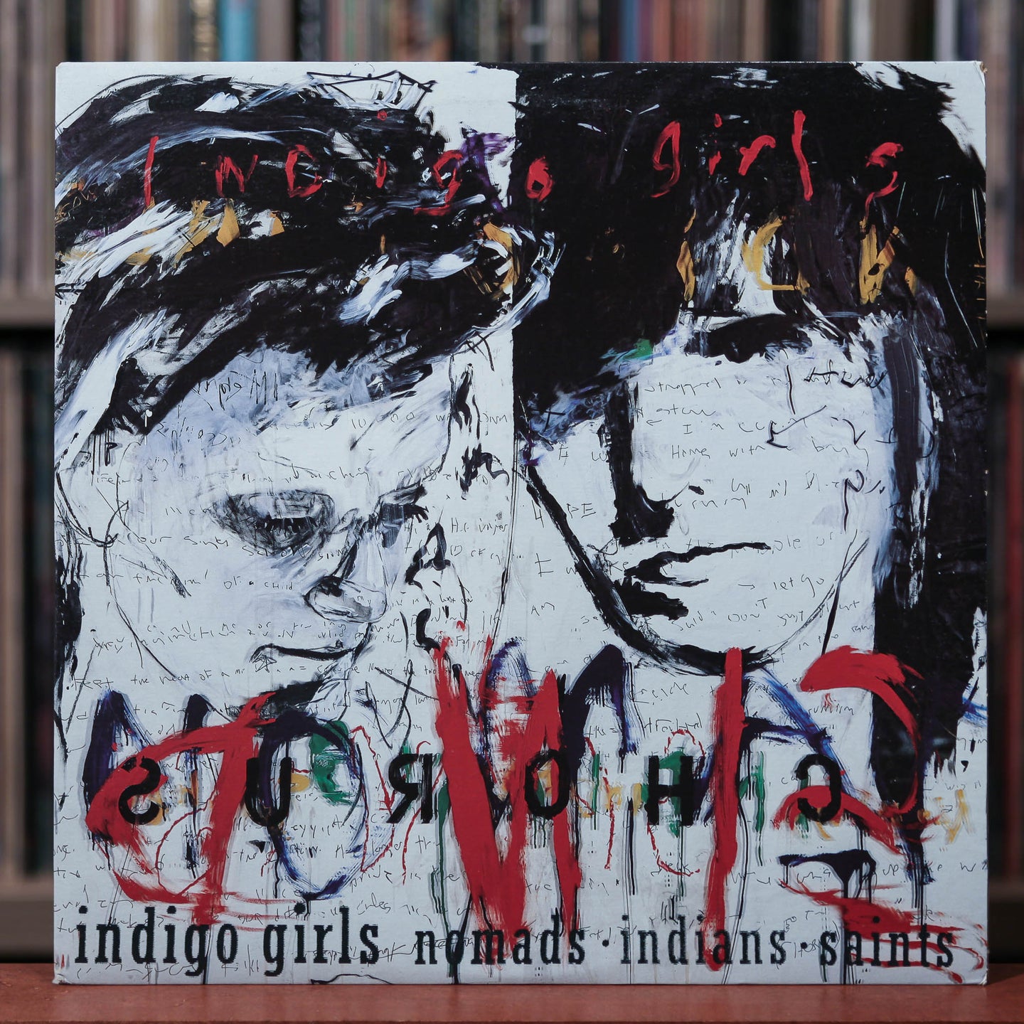 Indigo Girls - Nomads Indians Saints - 1990 Epic, EX/VG+