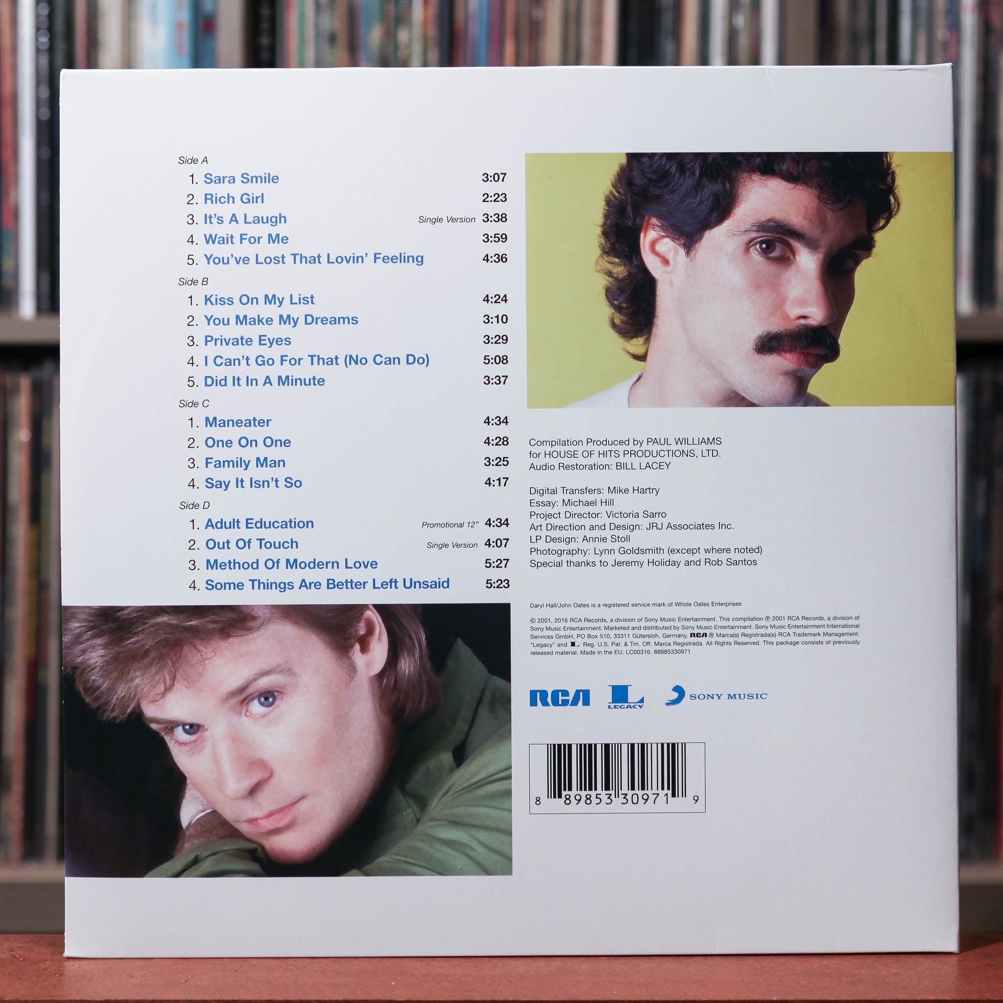 Daryl Hall & John Oates - The Very Best Of - 2016 RCA, EX/EX