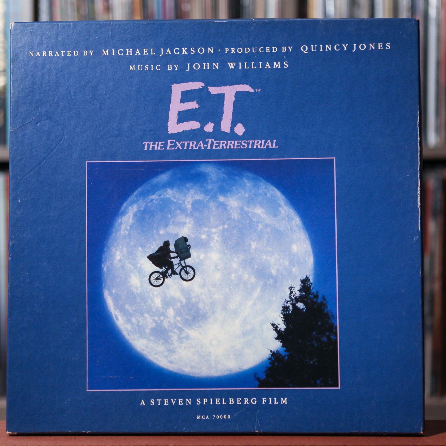 Michael Jackson/John Williams - E.T. The Extra-Terrestrial - 1982 MCA, VG+/VG+ w/Booklet and Poster