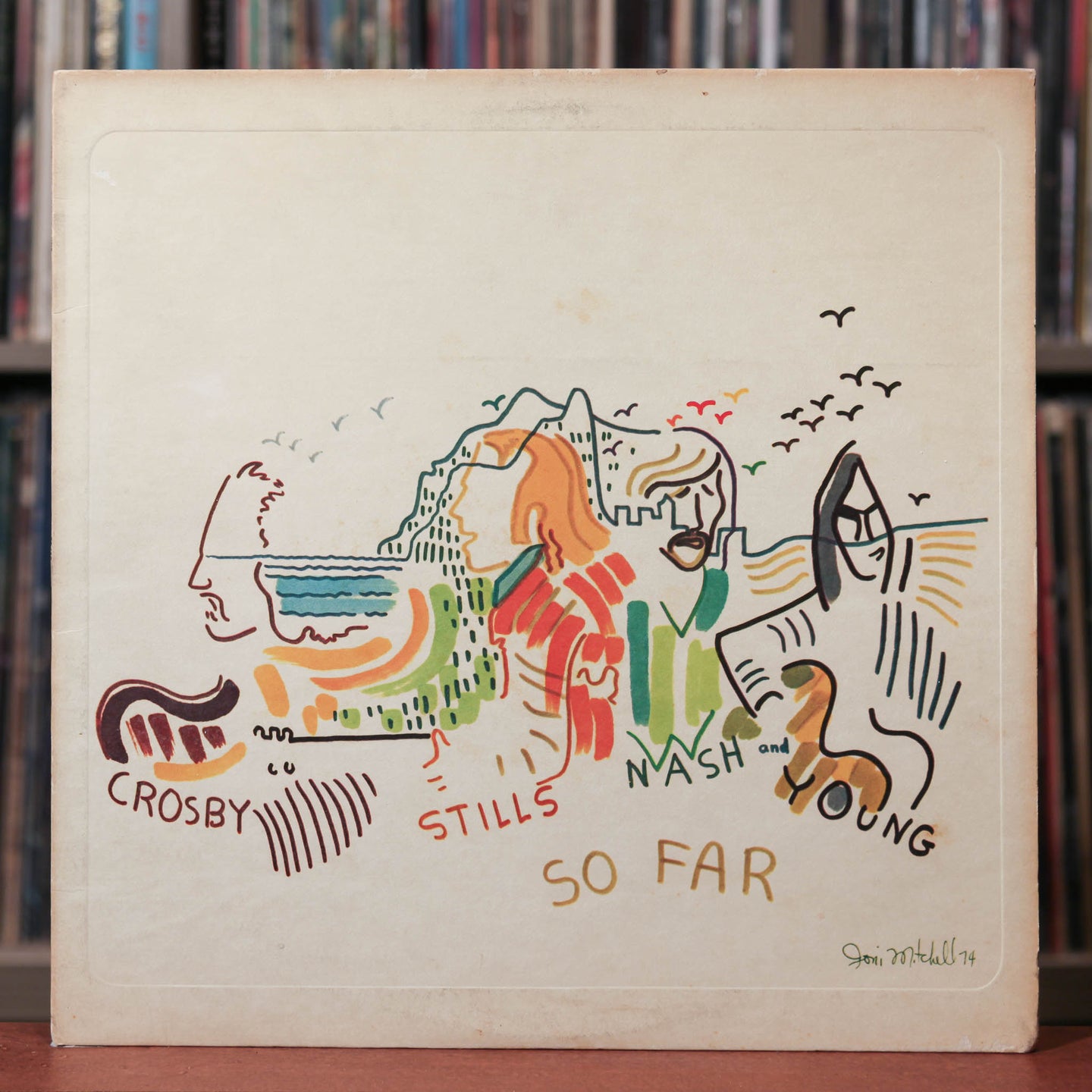 Crosby Stills Nash and Young - So Far - 1974 Atlantic, VG/VG