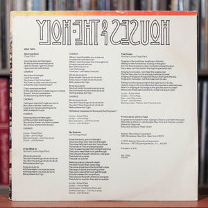 Led Zeppelin - Houses of the Holy - 1977 Atlantic, VG/VG