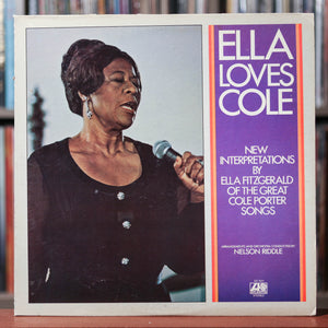 Ella Fitzgerald - Ella Loves Cole - 1972 Atlantic, VG+/VG+