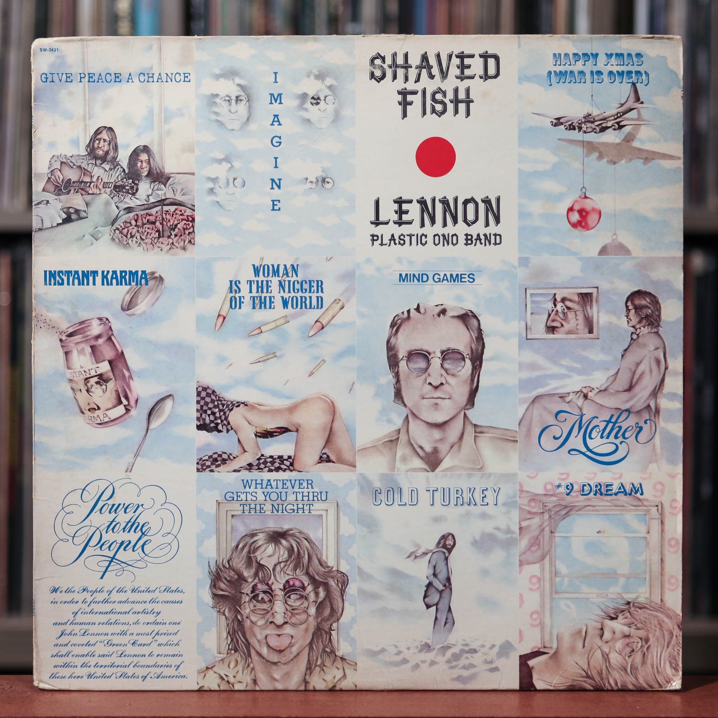 John Lennon/Plastic Ono Band - Shaved Fish - 1978 Apple, VG/VG