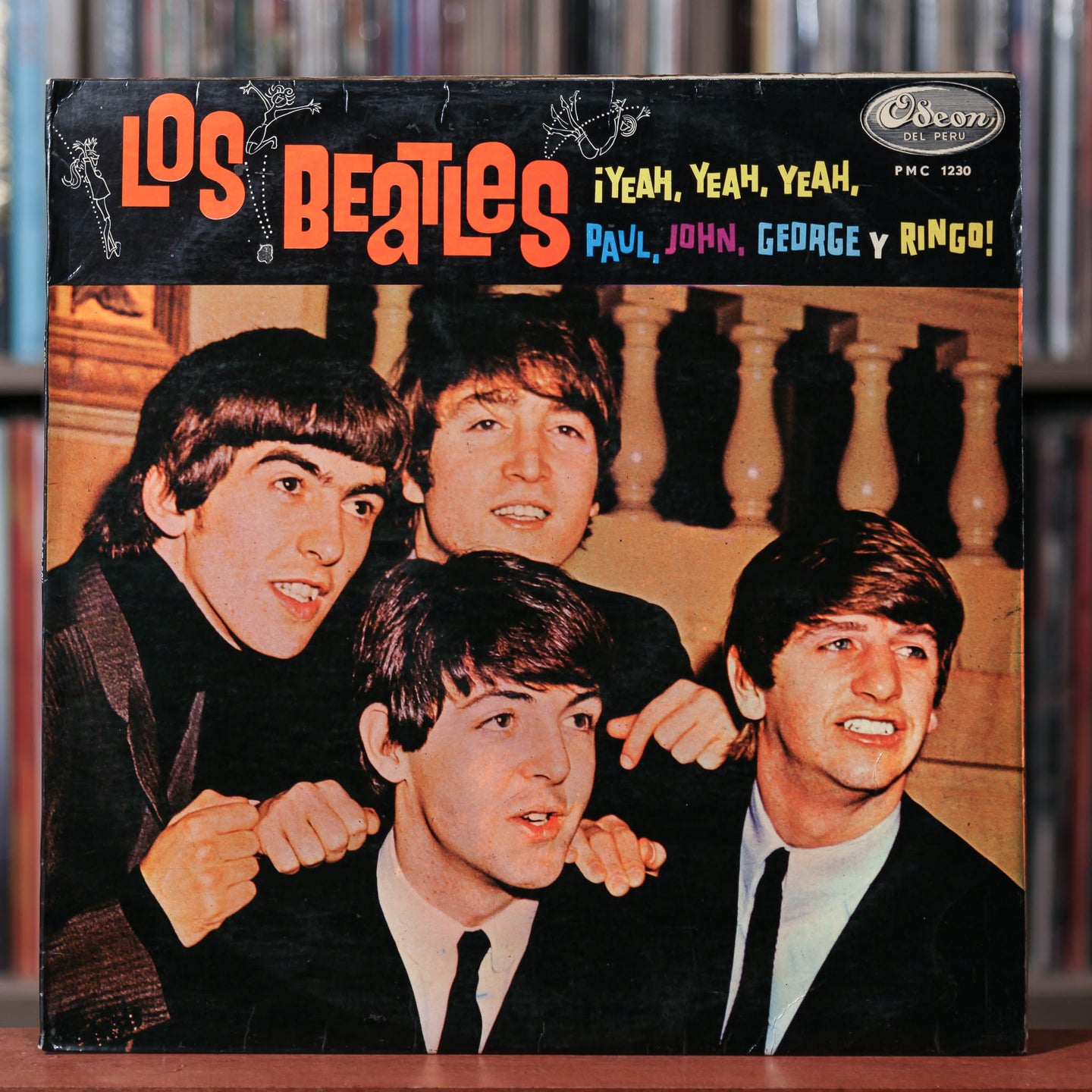 The Beatles - Yeah, Yeah, Yeah, Paul, John, George Y Ringo - RARE Peruvian Import - 1966 Odeon Del Peru, VG/VG