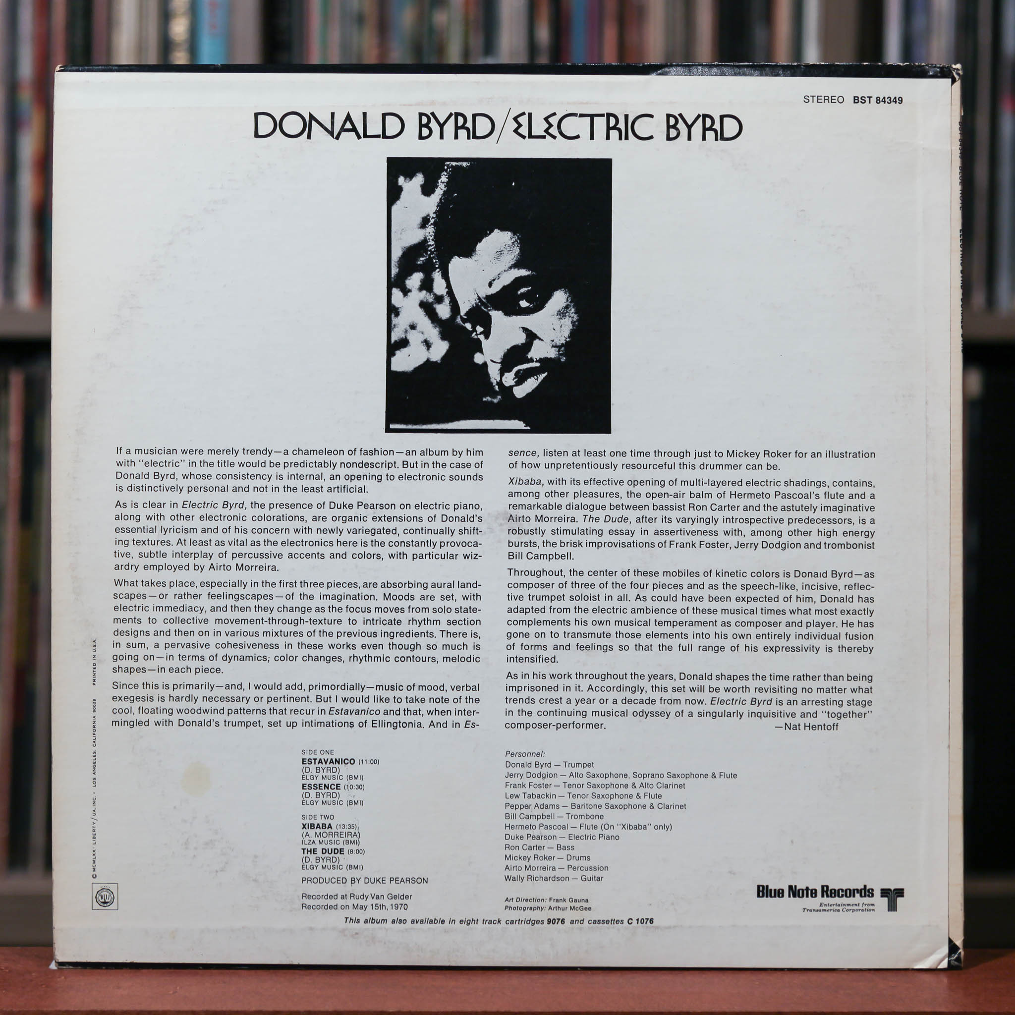 Donald Byrd - Electric Byrd - 1973 Blue Note, VG/VG+