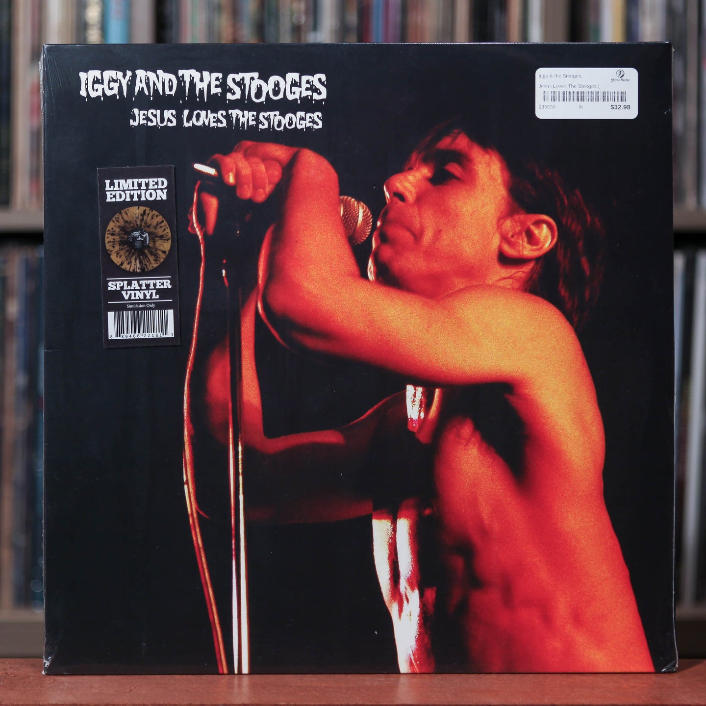 Iggy And The Stooges - Jesus Loves The Stooges - Black & Gold VInyl - 2021 Cleopatra, SEALED