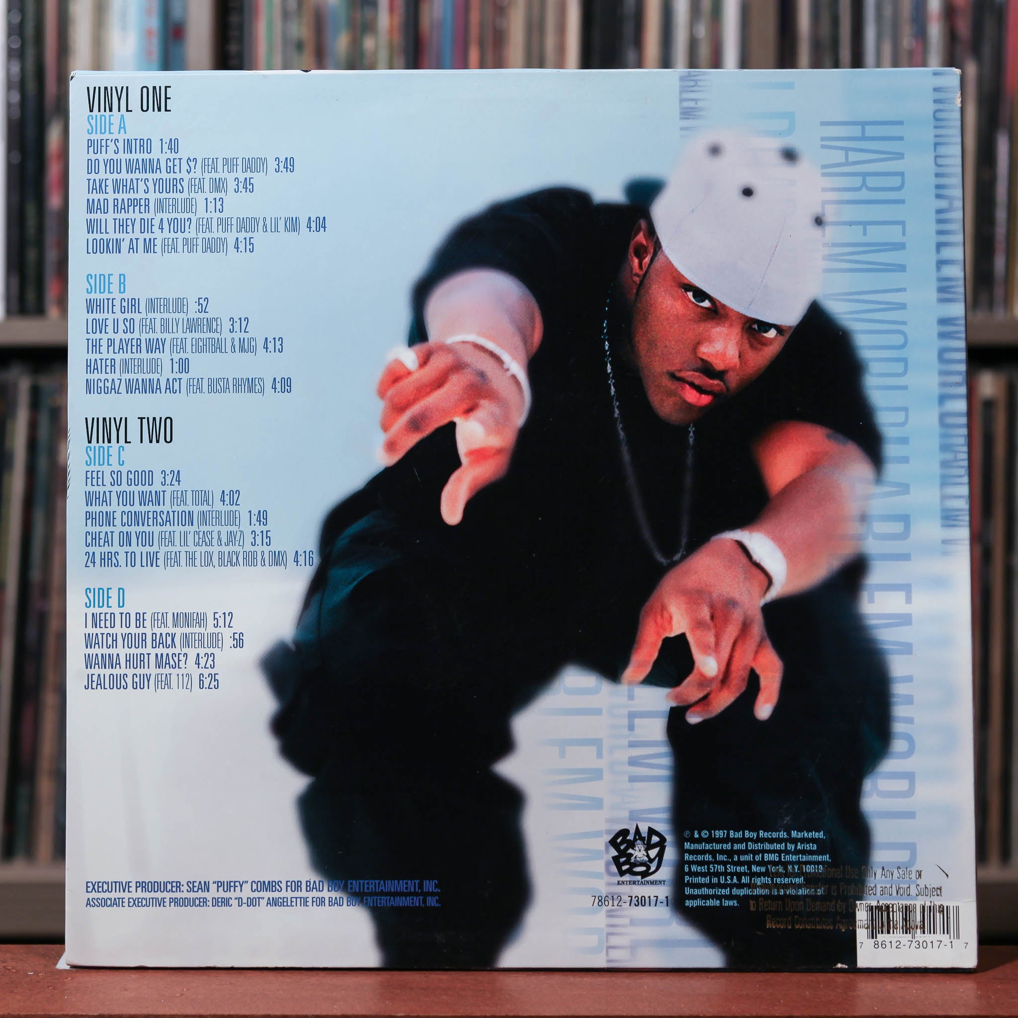 Mase - Harlem World - 2 LP - Promo - 1997 Bad Boy
