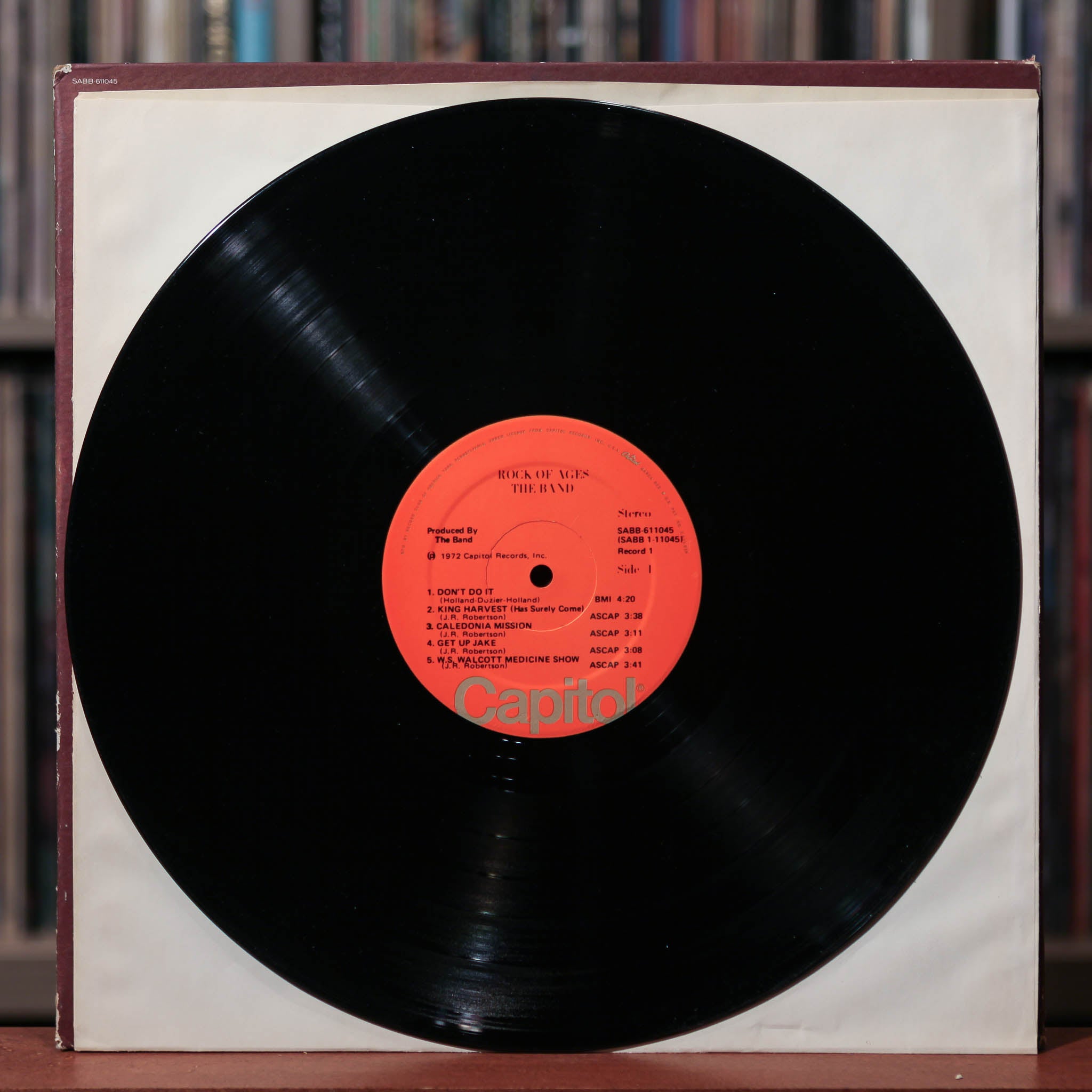 The Band - Rock of Ages In Concert - 2LP - 1972 Capitol - VG/EX