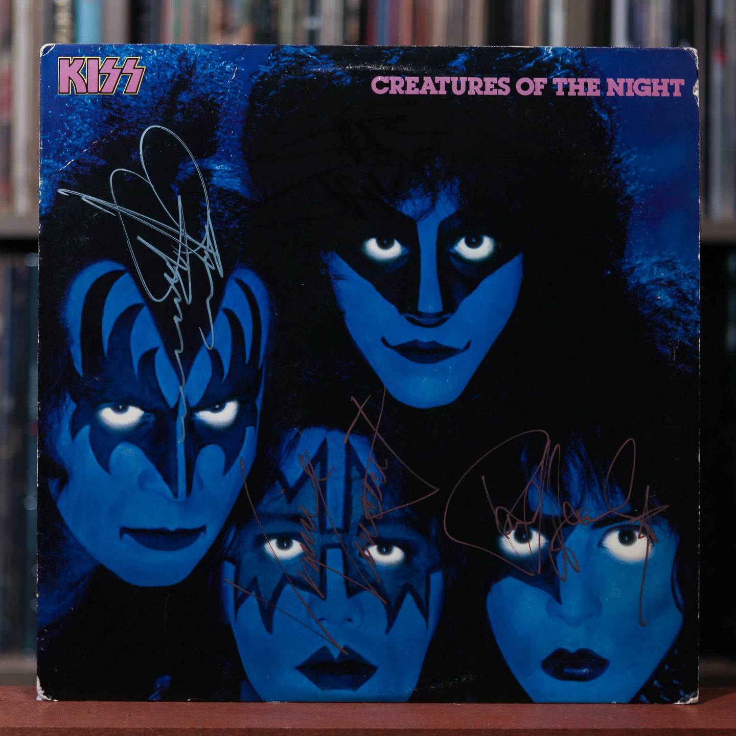 Kiss - Creatures Of The Night 1982 Casablanca - VG+/VG+ - Autographed