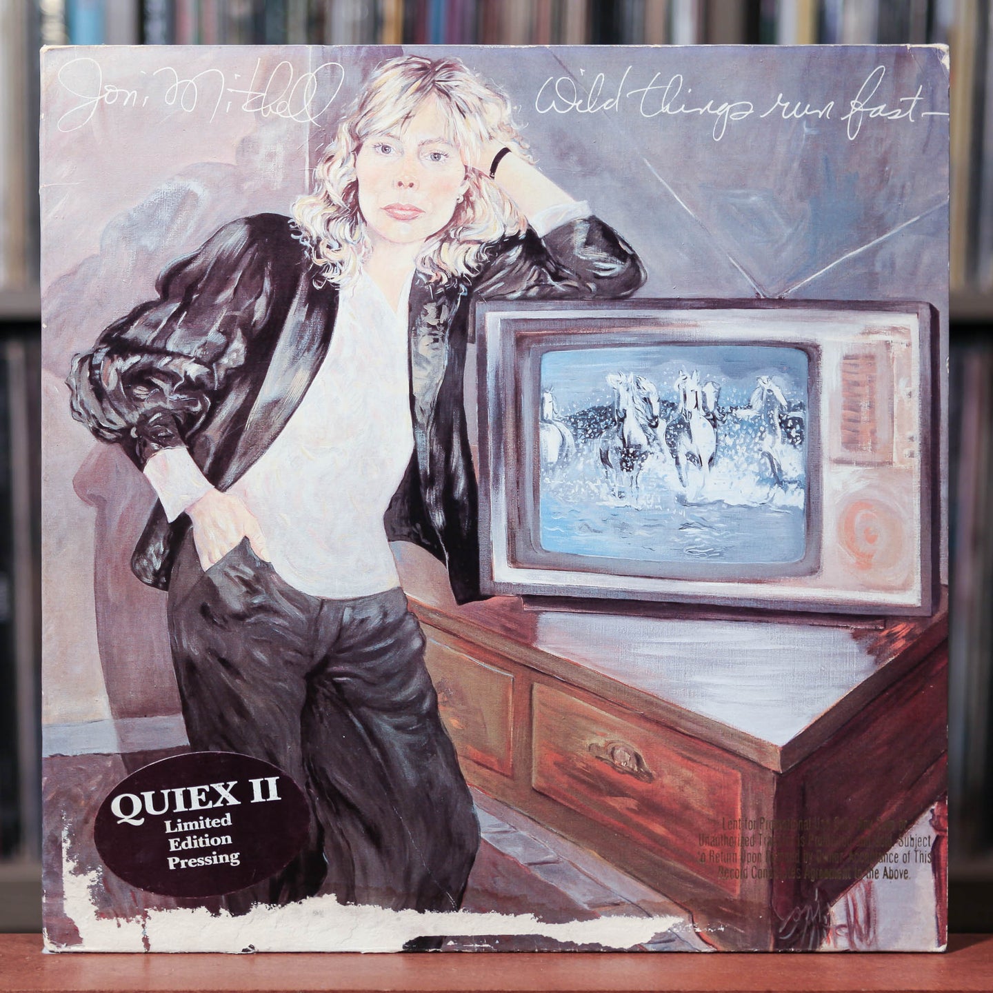 Joni Mitchell - Wild Things Run Fast - RARE PROMO - Quiex Pressing - 1982 Geffen, EX/VG