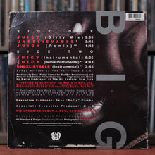 Load image into Gallery viewer, The Notorious BIG - Juicy - 12&quot; Single - 1994 Bad Boy
