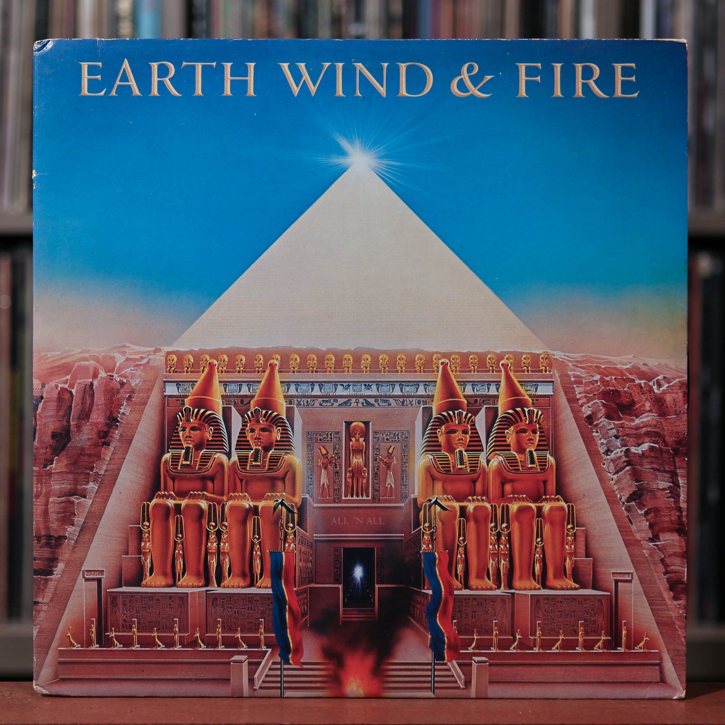 Earth, Wind & Fire - All 'N All - 1977 Columbia, VG+/VG+ w/Poster
