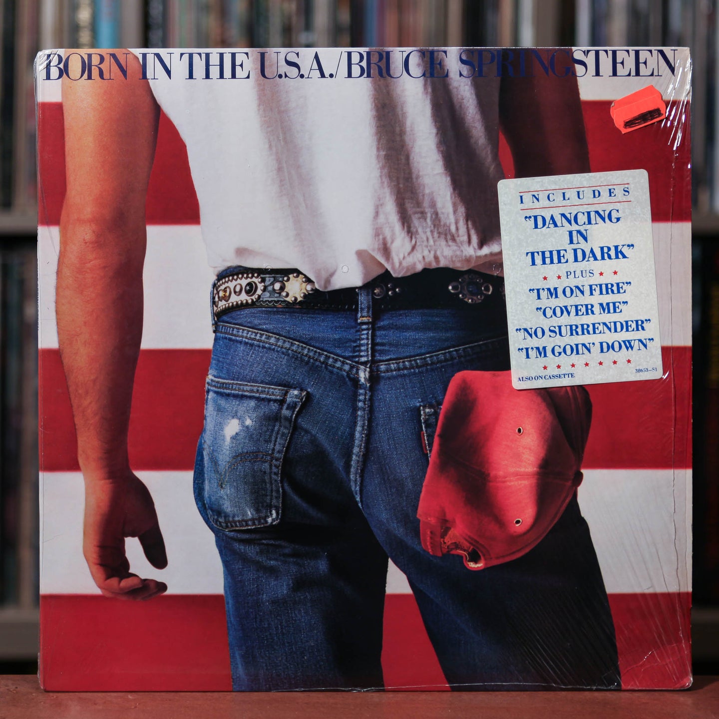 Bruce Springsteen - Born In The U.S.A. - 1984  Columbia, VG/EX w/Shrink & Hype