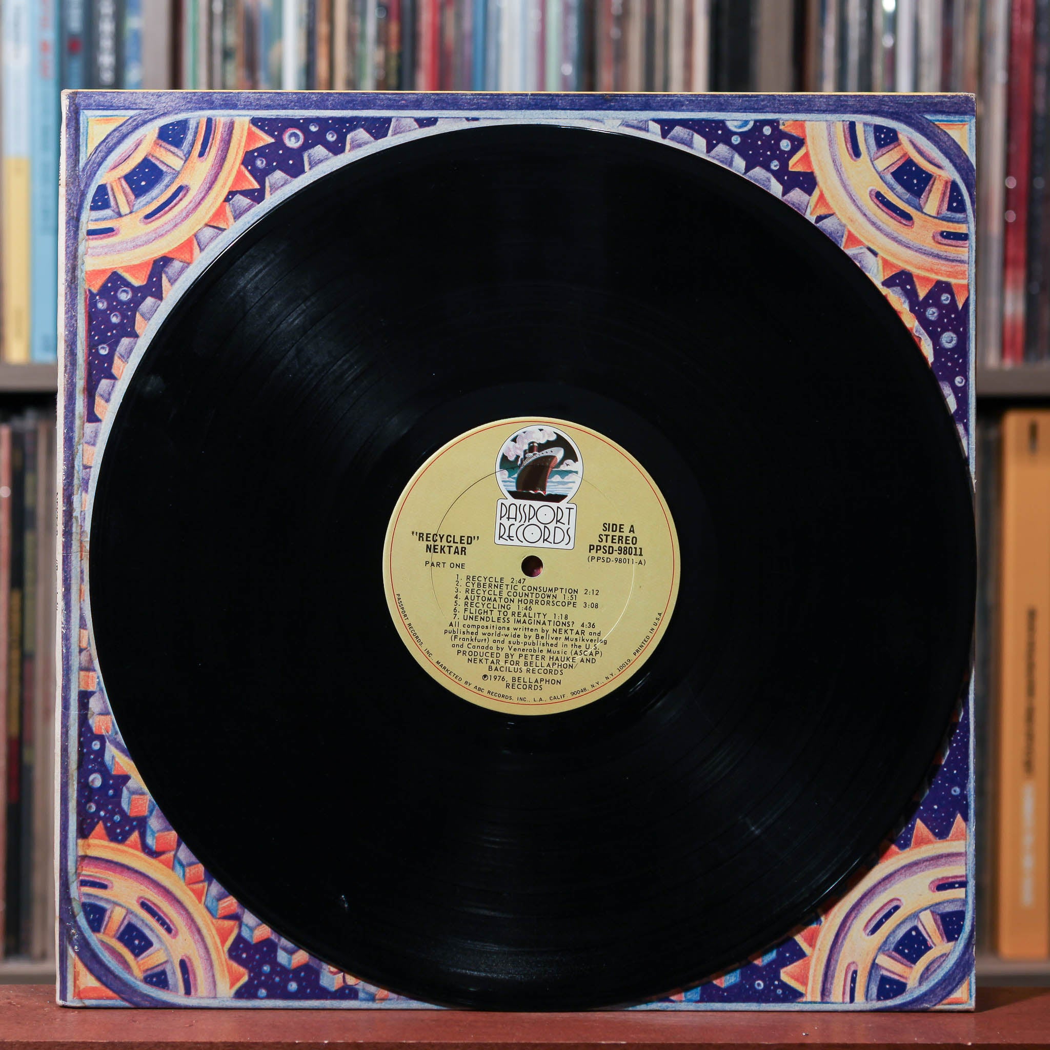 Nektar - Recycled - 1976 Passport Records, VG+/VG