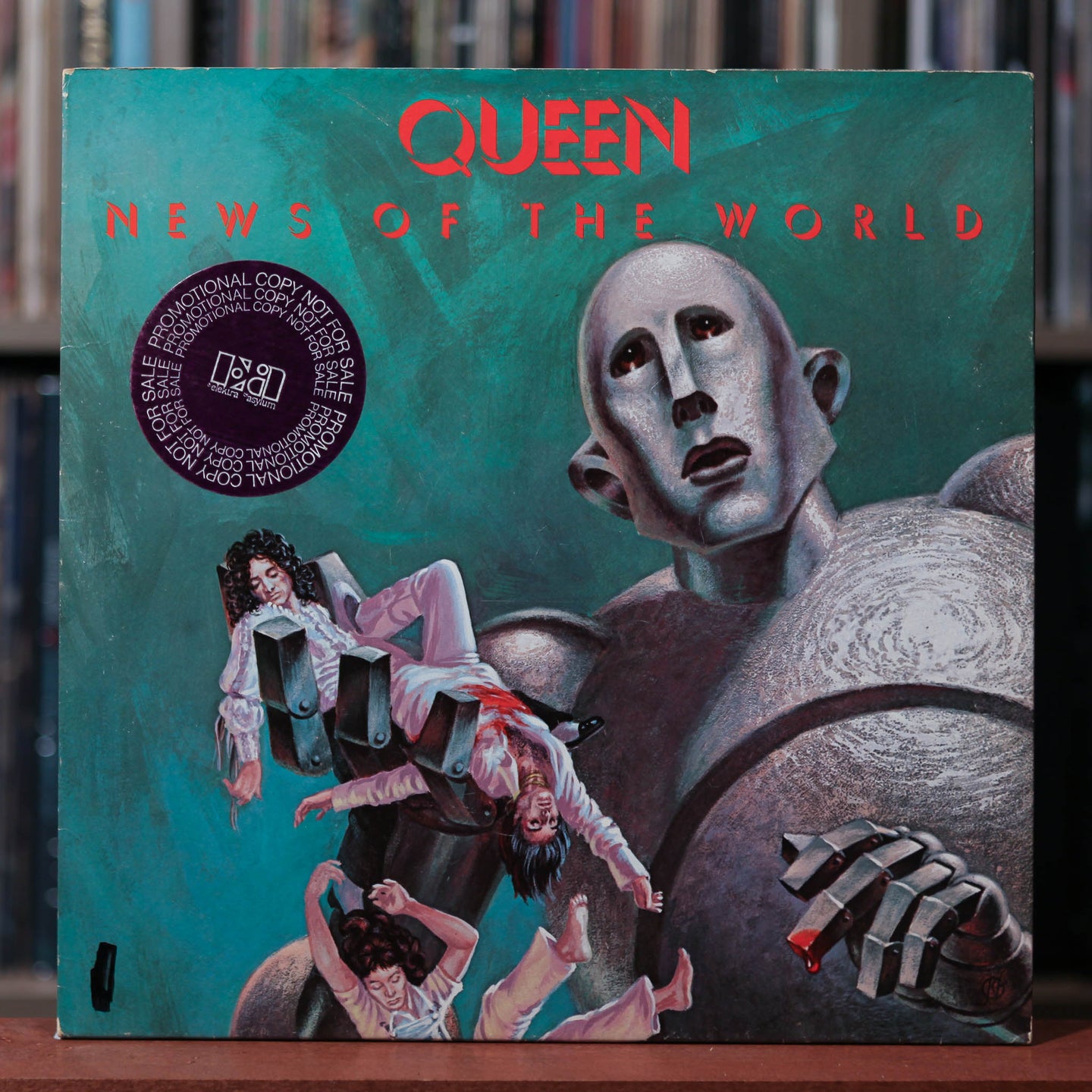 Queen - News Of The World - RARE Promo - 1976 Elektra, VG+/VG+