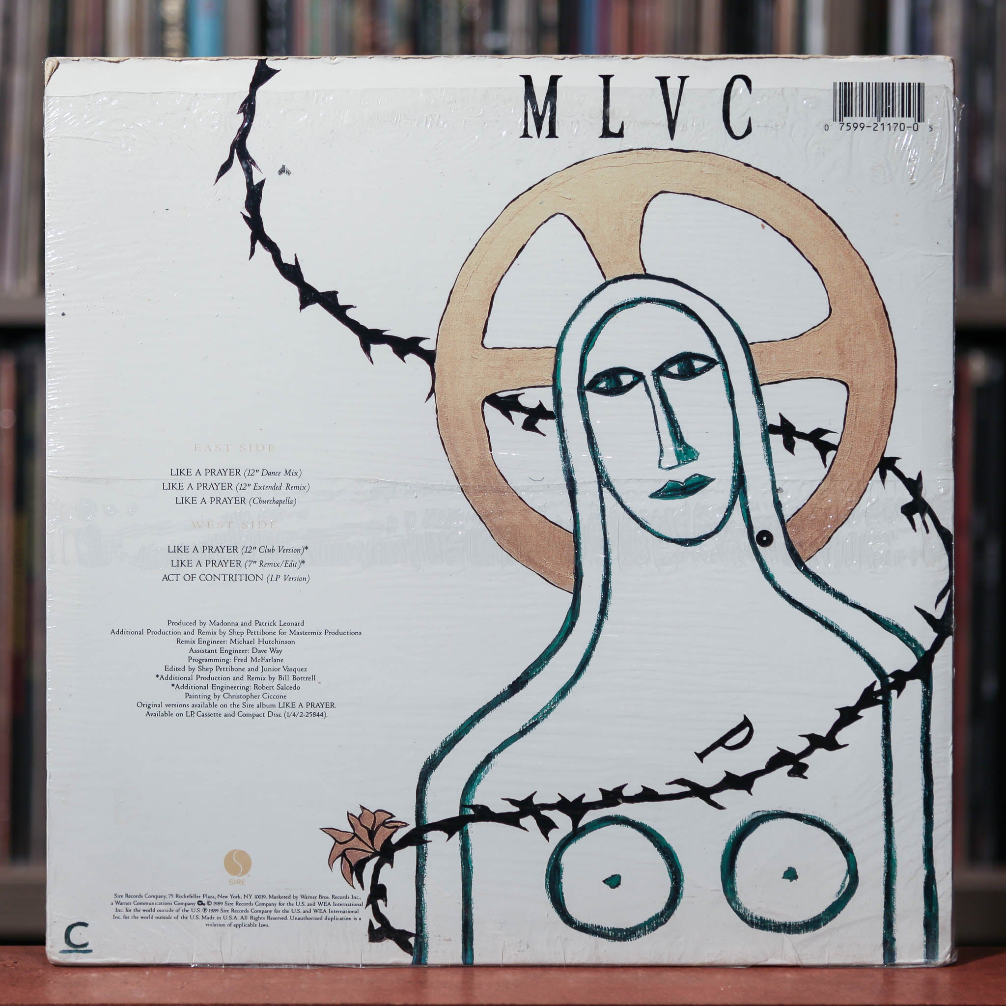 マドンナ　　Like a Prayer (12 Dance Mix) 7.50 Madonna - Like A Prayer: (12