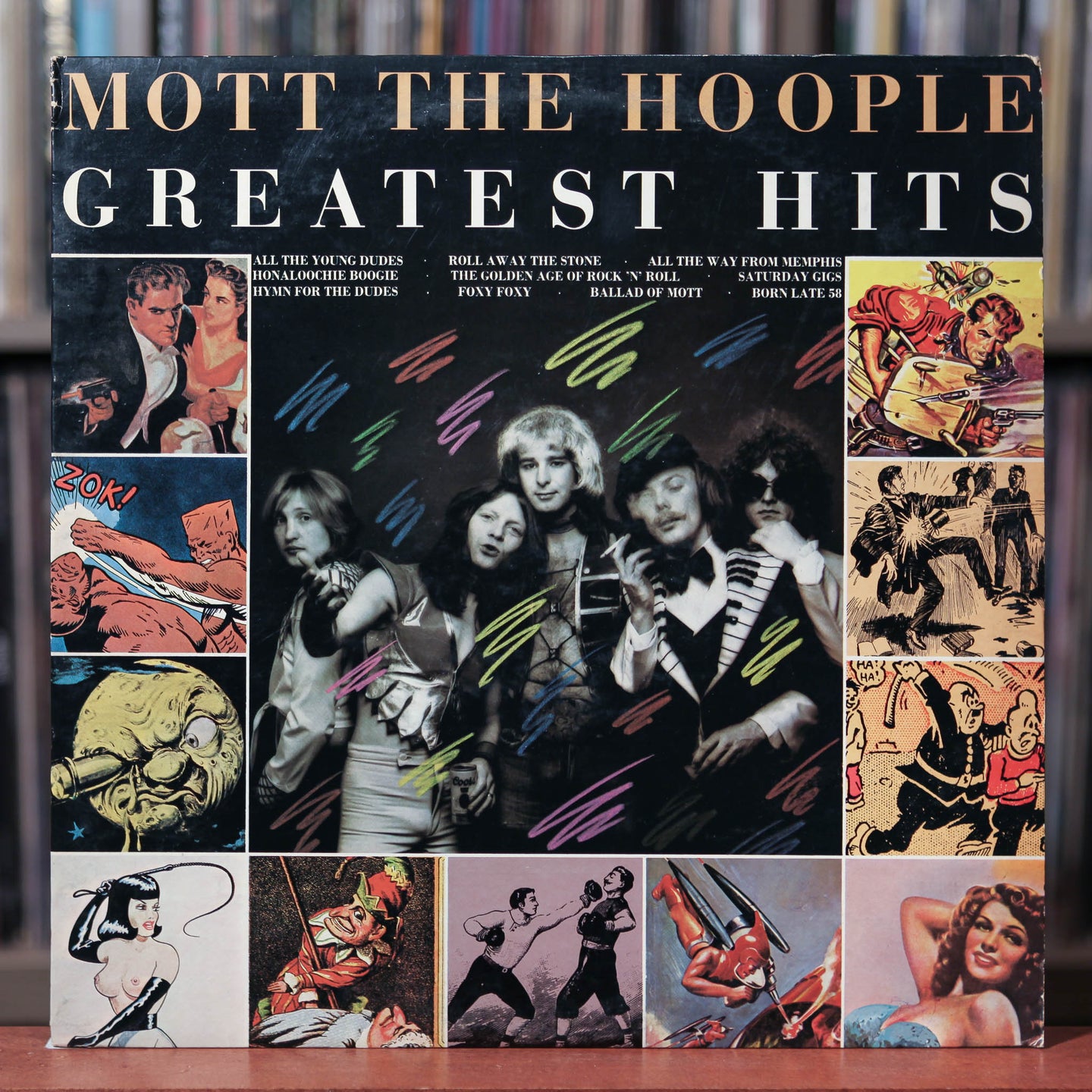 Mott The Hoople - Greatest Hits - 1976 Columbia, VG+/VG+