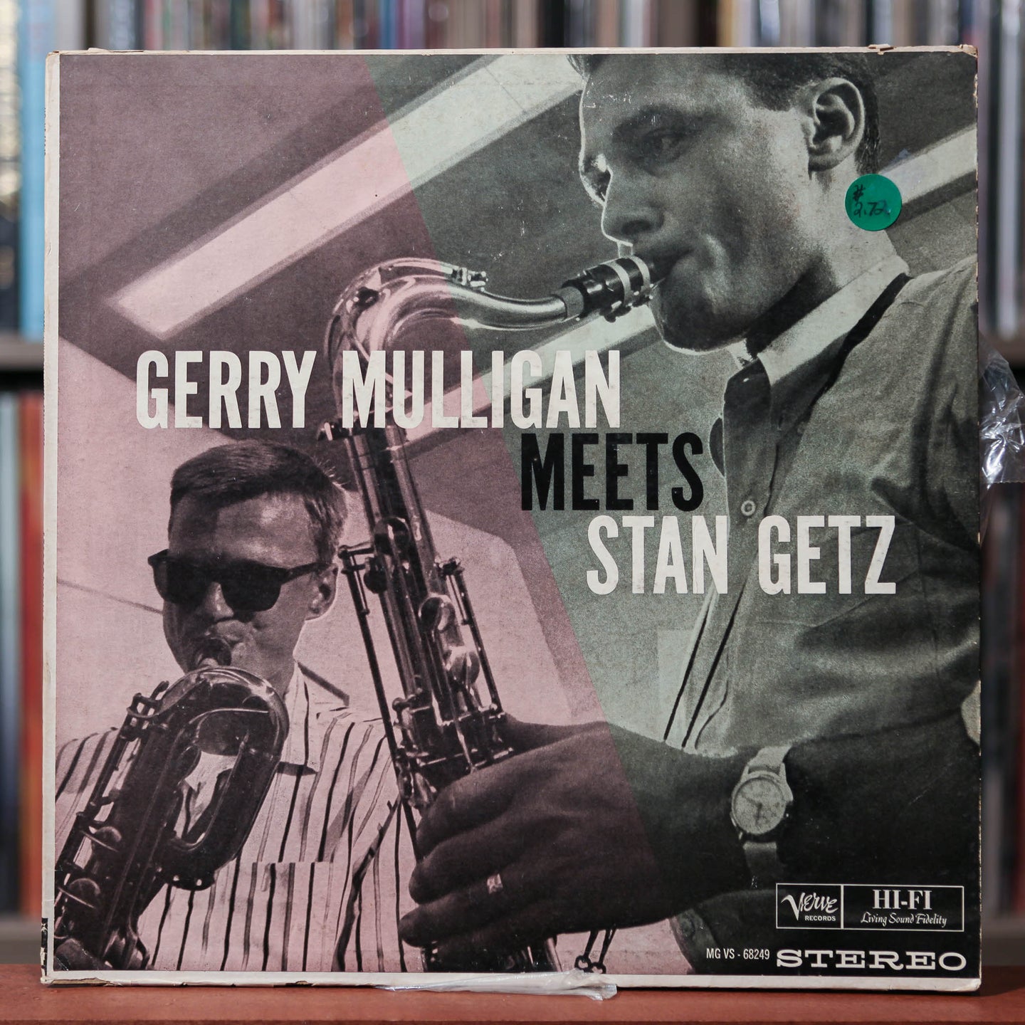 Gerry Mulligan Meets Stan Getz - Self Titled - 1961 Verve, VG/VG+