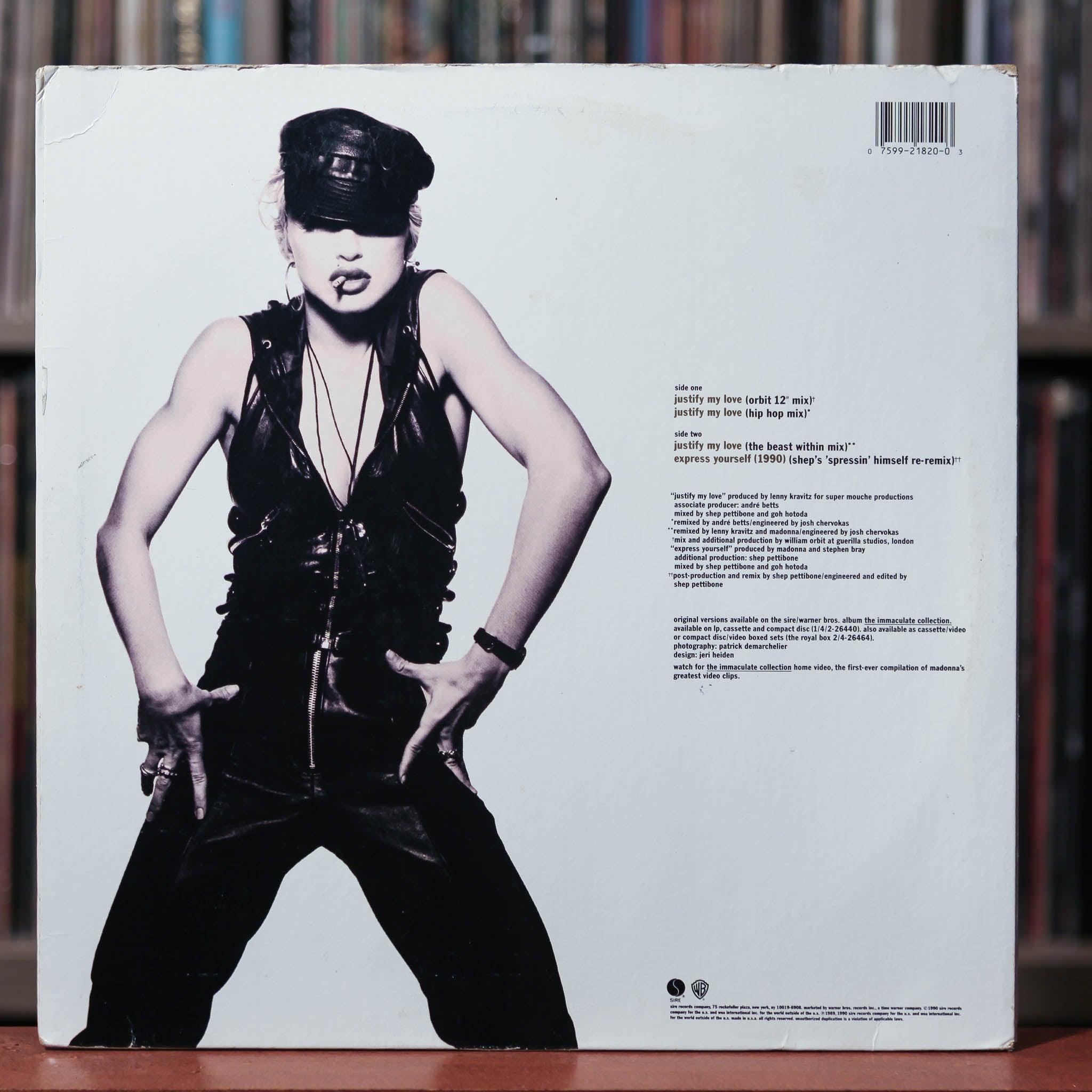 Madonna　Justify My Love　マドンナ　レコード　12” Madonna Justify My Love マドンナ レコード 12” 【公式通販】