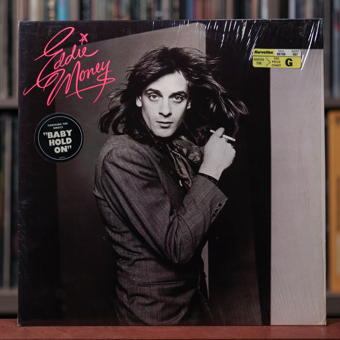 Eddie Money - Self-Titled - 1977 Columbia, EX/VG w/Shrink