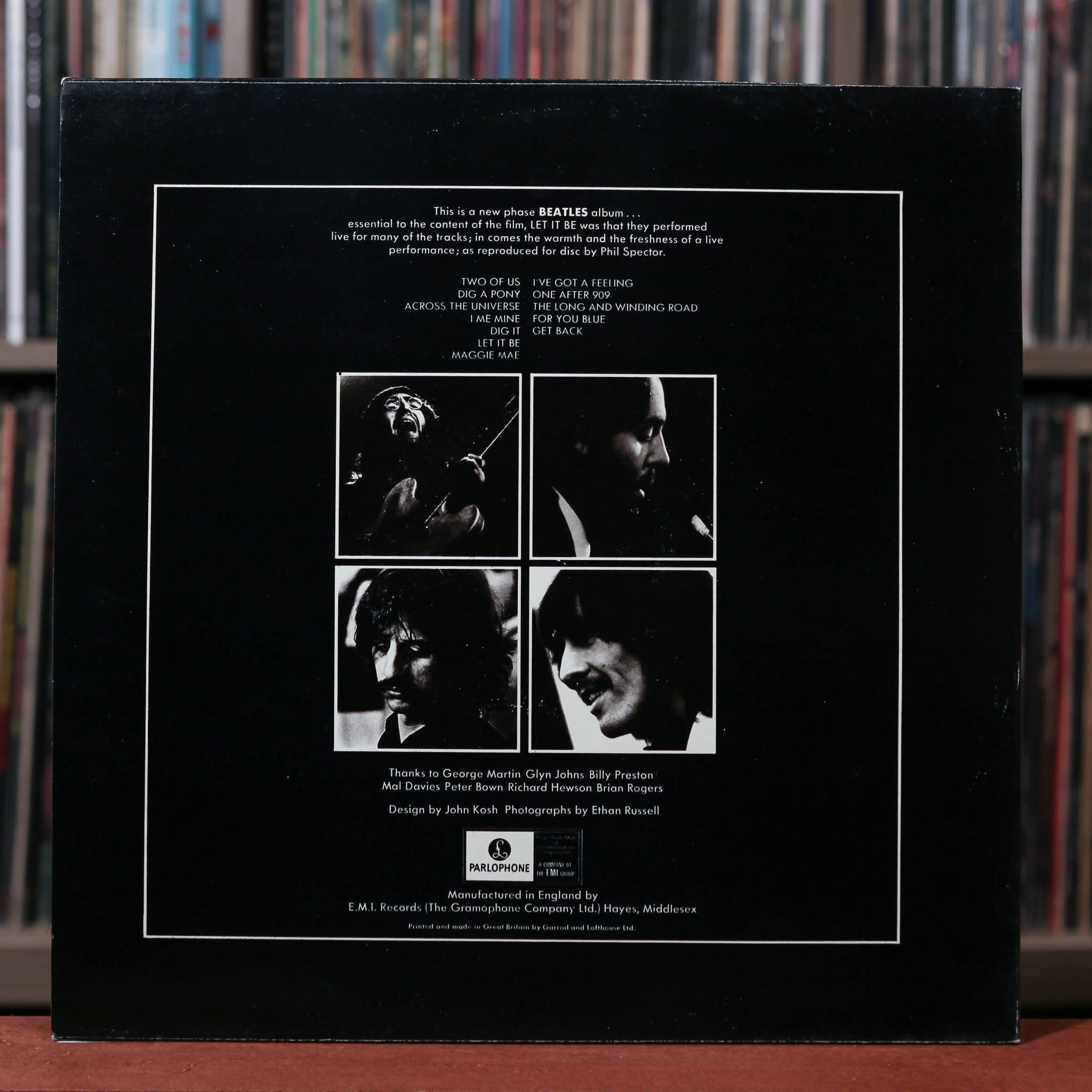 The Beatles - Let It Be - UK Import - HTM Mastering - 1981 Apple Recor