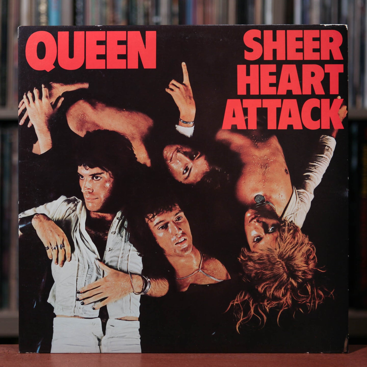 Queen - Sheer Heart Attack - 1974 Elektra, EX/EX w/Insert