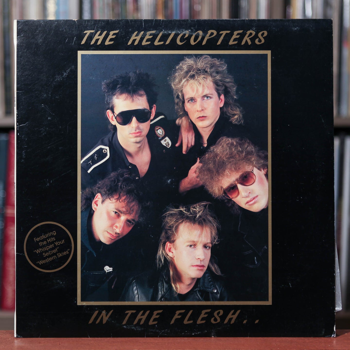 The Helicopters - In The Flesh - South African Import - 1987 Gallo, VG/VG+