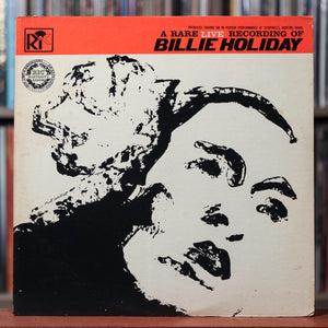 Billie Holiday - A Rare Live Recording Of Billie Holiday - 1964 Recording Industries Corp, VG+/VG+