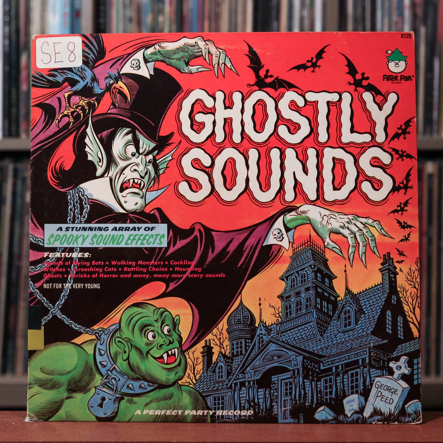 Peter Waldron - Ghostly Sounds - 1973 Peter Pan Records, VG+/ Strong VG